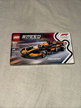 Formula 1 Speed Champions Race Car Lego- Black & Orange